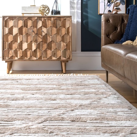 Nuloom Bing Shag Area Rug 5ft x 8ft GYRT03A-508